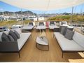 OCTAVE Sanlorenzo SL118 - sundeck lounge and sunbathing area OCTAVE Sanlorenzo SL118 - sundeck lounge and sunbathing area