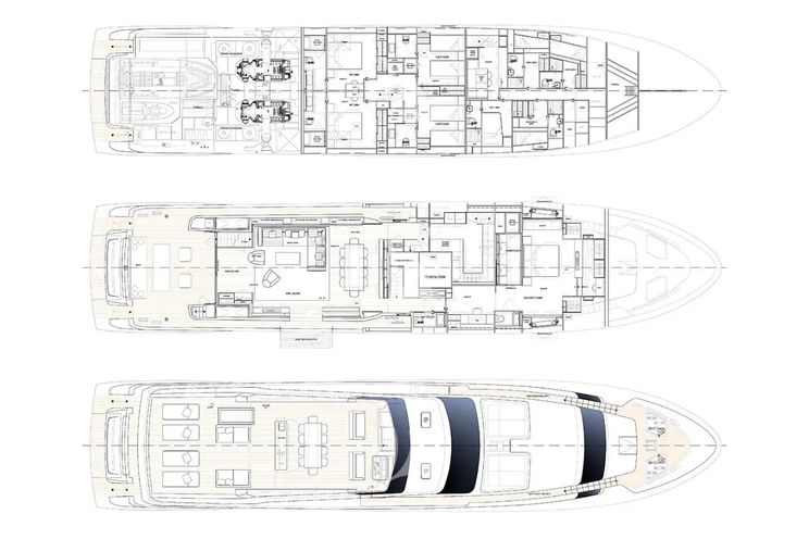 Layout for OCTAVE Sanlorenzo SL118 - layout