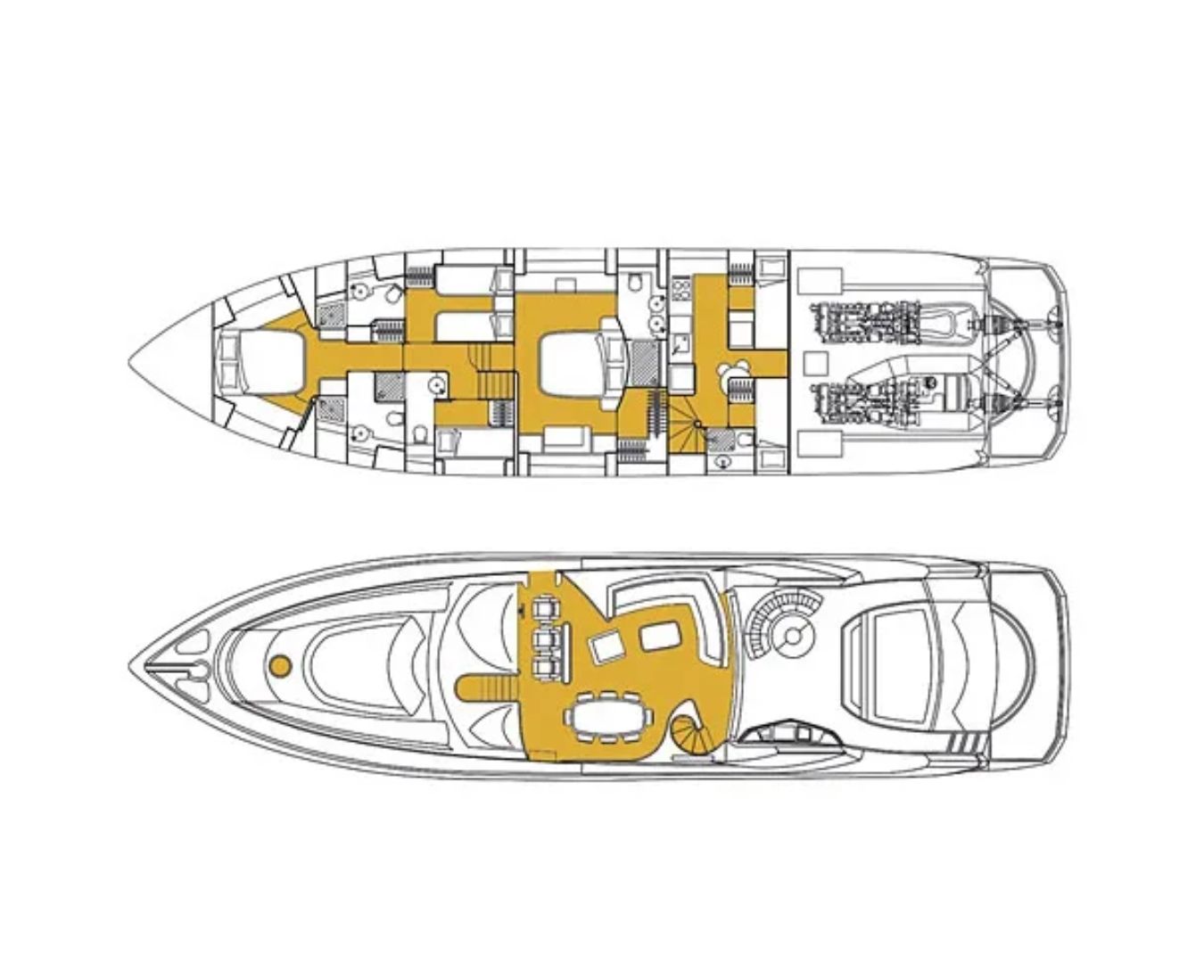 Layout for OCTAVIA Sunseeker Predator 82 - layout