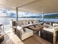 OCULUS 37m Numarine - main aft deck seating OCULUS 37m Numarine - main aft deck seating