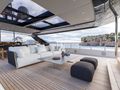 OCULUS 37m Numarine - sun deck seating OCULUS 37m Numarine - sun deck seating
