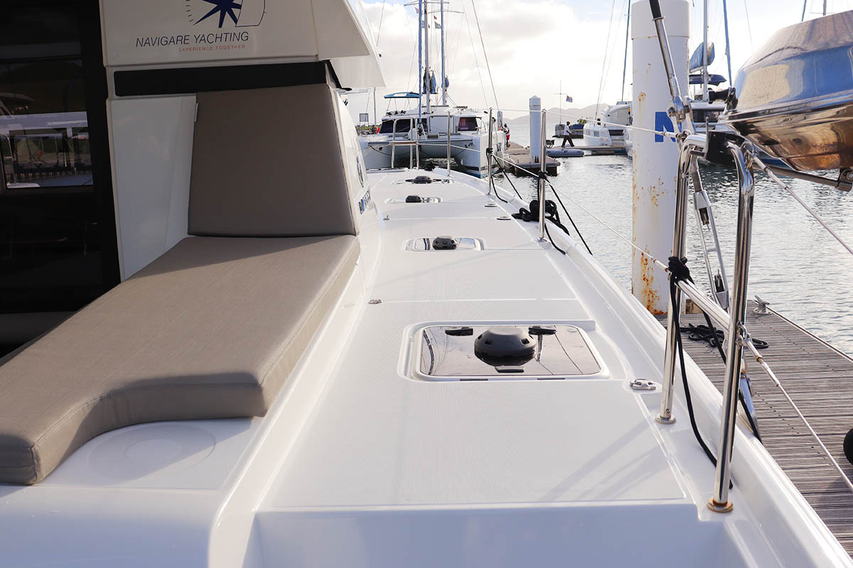 ODYSSEY Lagoon 42 - aft sun pad