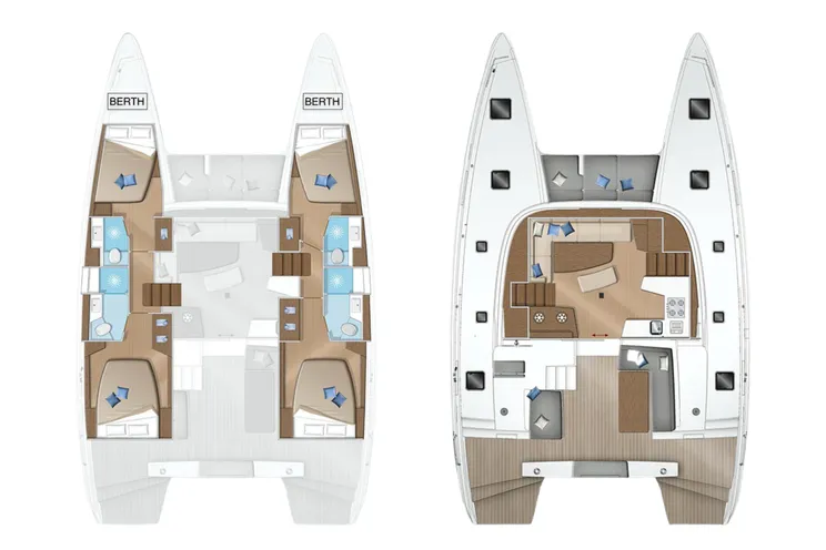 Charter Yacht ODYSSEY - Lagoon 42 - 4 Cabins - Tortola - Anegada - Virgin Gorda