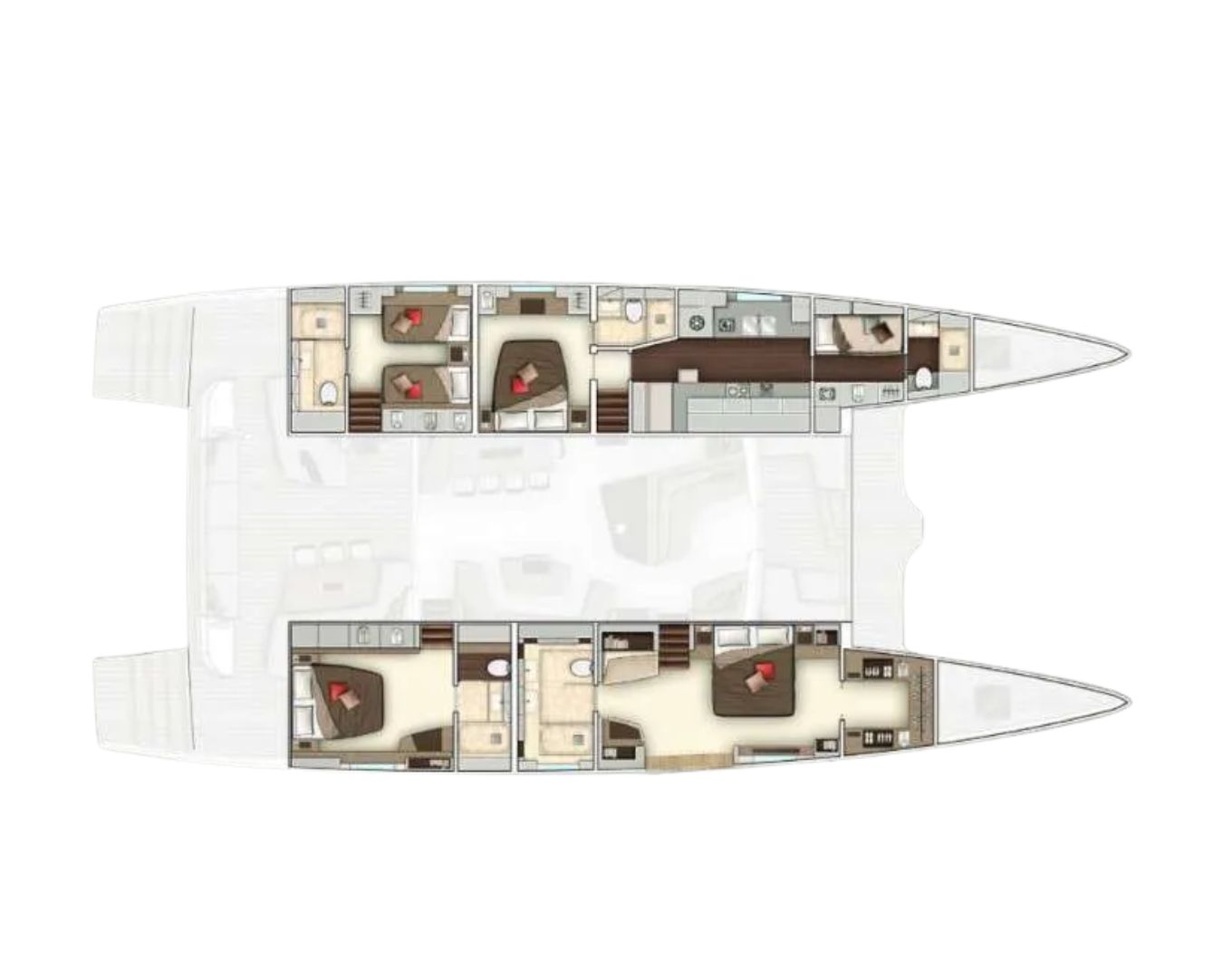 ODYSSEY Lagoon Seventy 7 - layout
