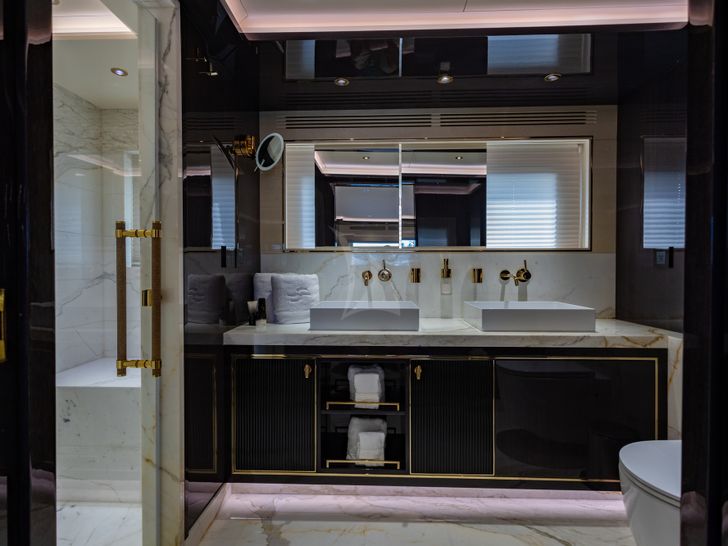OLYMPUS Sirena 88 VIP cabin 1 bathroom OLYMPUS Sirena 88 VIP cabin 1 bathroom