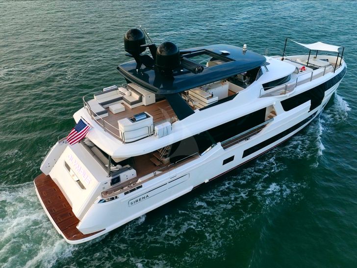 OLYMPUS Sirena 88 cruising OLYMPUS Sirena 88 cruising