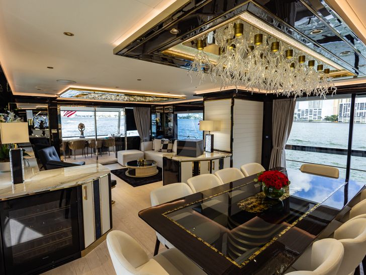 OLYMPUS Sirena 88 indoor dining area OLYMPUS Sirena 88 indoor dining area