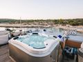 ONE BLUE Frank Mulder Oceanline 38m flybridge jacuzzi ONE BLUE Frank Mulder Oceanline 38m flybridge jacuzzi