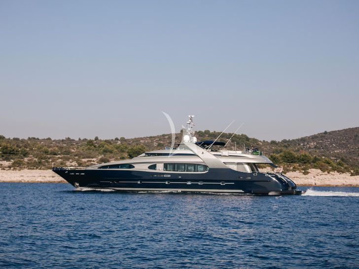 ONE BLUE Frank Mulder Oceanline 38m main profile ONE BLUE Frank Mulder Oceanline 38m main profile