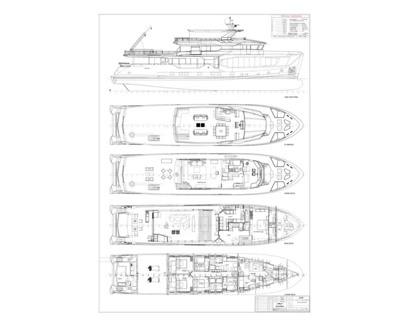 Layout for ONE ZERO Numarine 37XP - layout 1