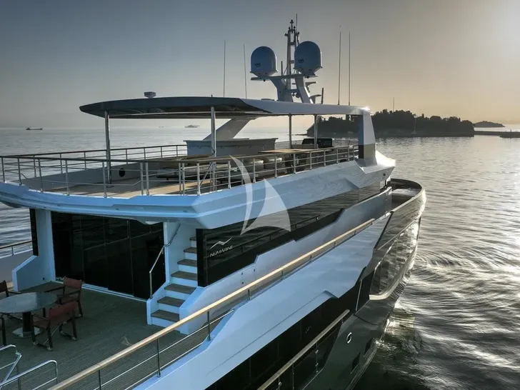 ONE ZERO Numarine 37XP - yacht exterior sunset ONE ZERO Numarine 37XP - yacht exterior sunset