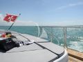 ONLY ONE Overmarine Mangusta 92 - aft deck bronzing area ONLY ONE Overmarine Mangusta 92 - aft deck bronzing area