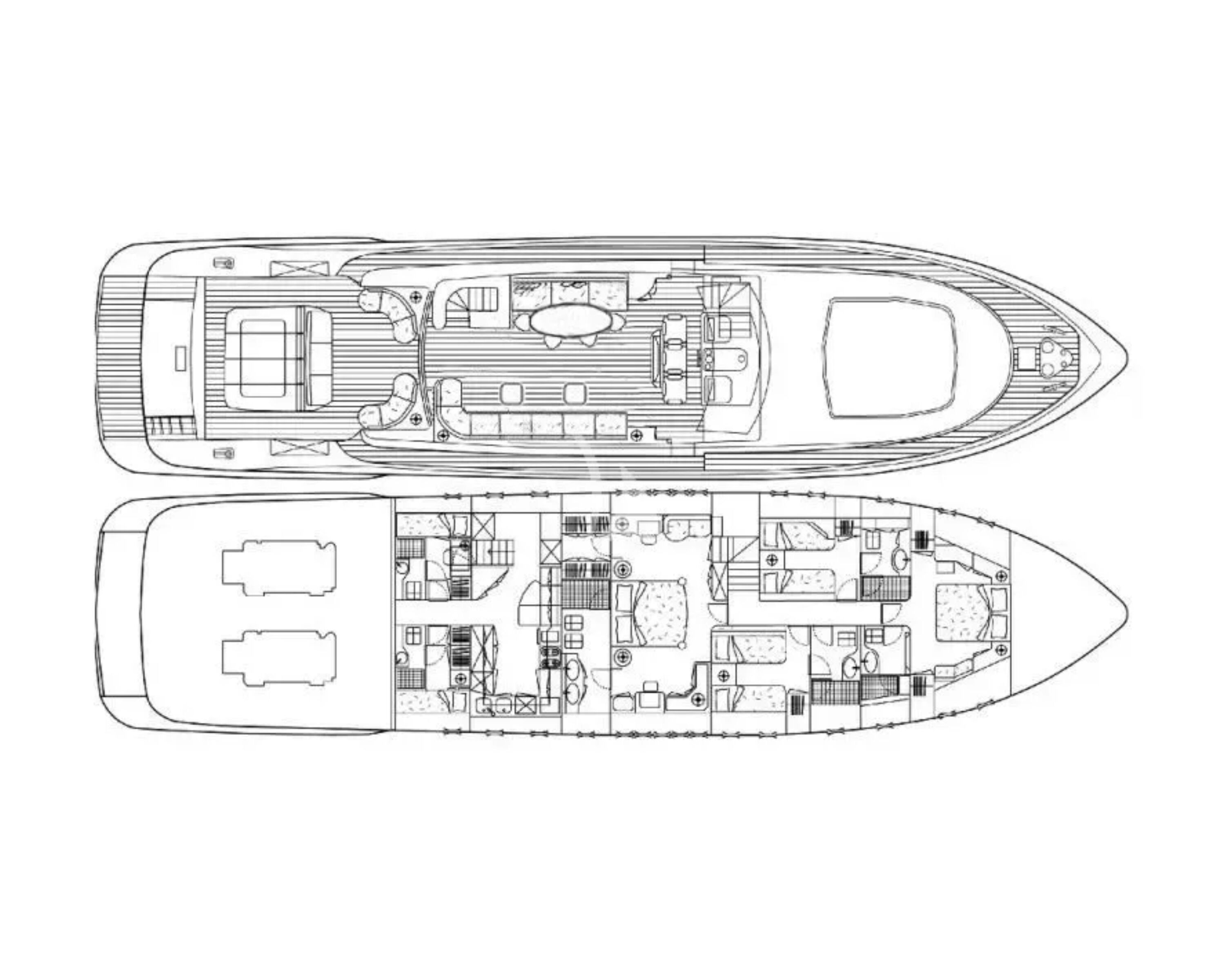 Layout for ONLY ONE Overmarine Mangusta 92 - layout