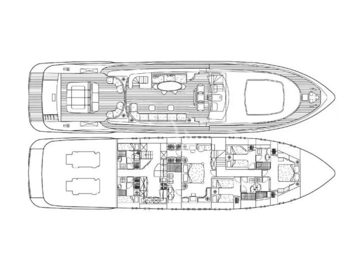 ONLY ONE Overmarine Mangusta 92 - layout ONLY ONE Overmarine Mangusta 92 - layout