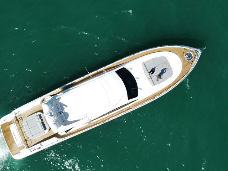 ONLY ONE Overmarine Mangusta 92 - top aerial shot ONLY ONE Overmarine Mangusta 92 - top aerial shot