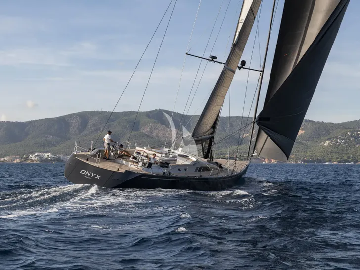 ONYX Nautor`s Swan 100s - sailing ONYX Nautor`s Swan 100s - sailing