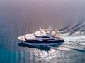 OPTION B Benetti Classic 121 - cruising aerial shot OPTION B Benetti Classic 121 - cruising aerial shot