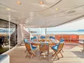 OPTION B Benetti Classic 121 - sky deck dining OPTION B Benetti Classic 121 - sky deck dining