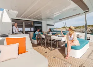 VEGA - Lagoon 55 aft deck