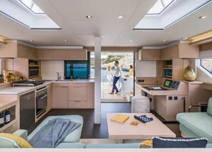 VEGA - Lagoon 55 galley and navigation pane