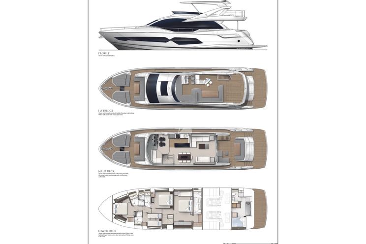 Layout for OREGGIA Motor Yacht Layout
