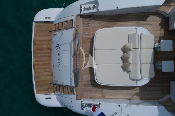 Charter Yacht ORION I - Mangusta 92 - 4 Cabins - St Tropez - Cannes - Monaco - French Riviera