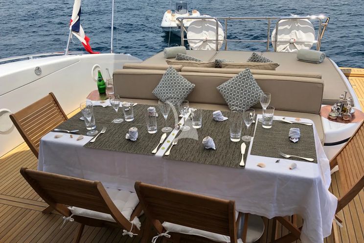 Charter Yacht ORION I - Mangusta 92 - 4 Cabins - St Tropez - Cannes - Monaco - French Riviera