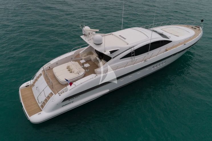 Charter Yacht ORION I - Mangusta 92 - 4 Cabins - St Tropez - Cannes - Monaco - French Riviera