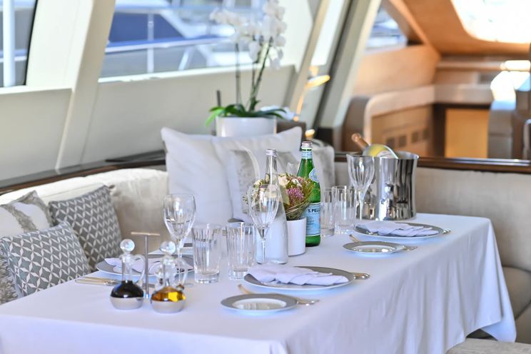 Charter Yacht ORION I - Mangusta 92 - 4 Cabins - St Tropez - Cannes - Monaco - French Riviera
