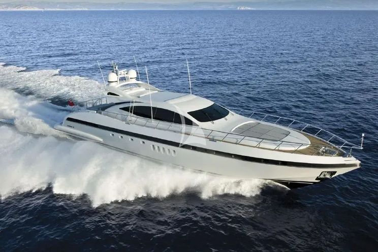 Charter Yacht ORION I - Mangusta 92 - 4 Cabins - St Tropez - Cannes - Monaco - French Riviera