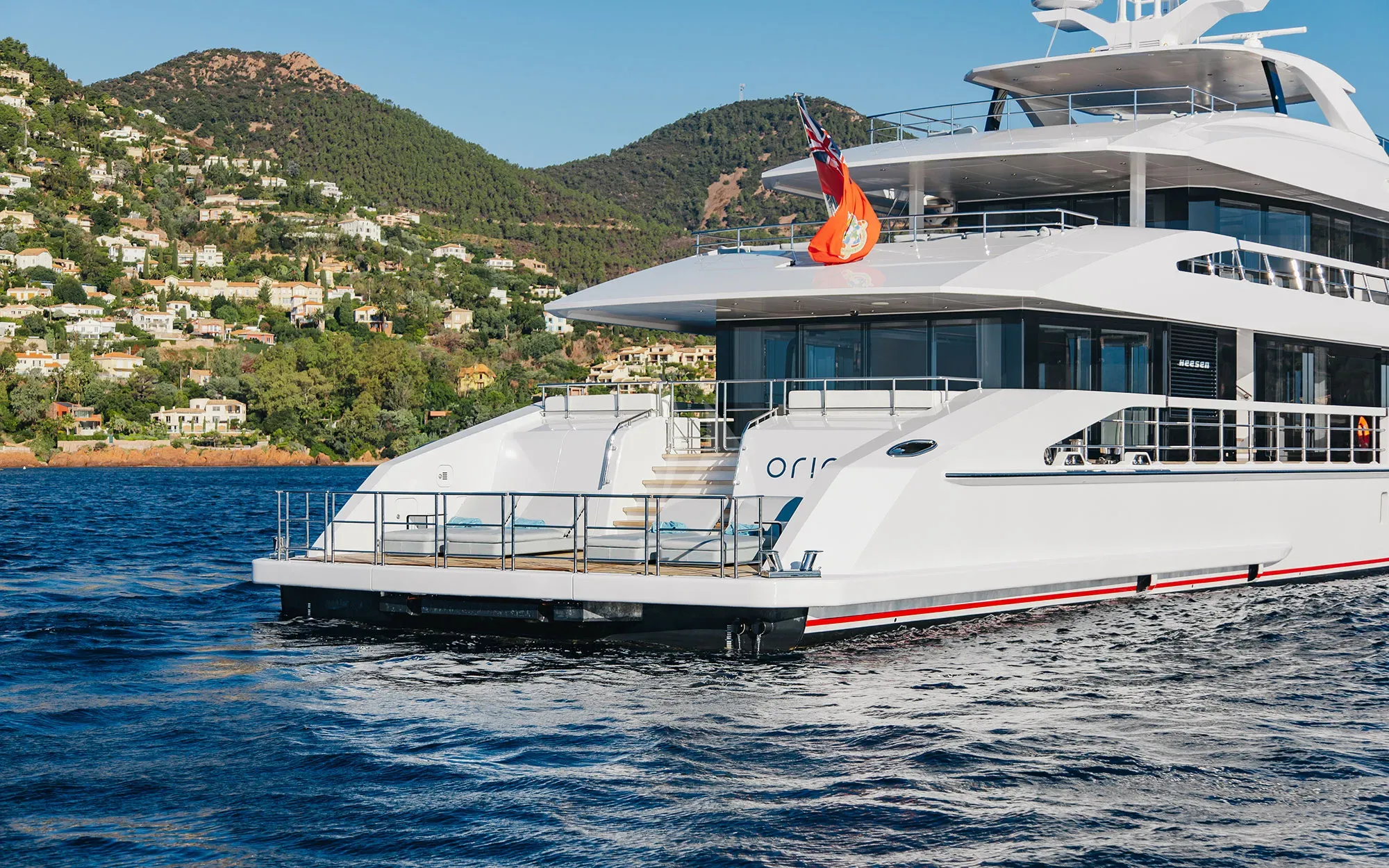 Charter Yacht ORION - Heesen 50m Aluminium FDHF - 6 Cabins - Cannes - St Tropez - Nice - Antibes - Monaco - French Riviera