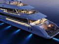 ORION Heesen 50m Aluminium FDHF - aft view ORION Heesen 50m Aluminium FDHF - aft view