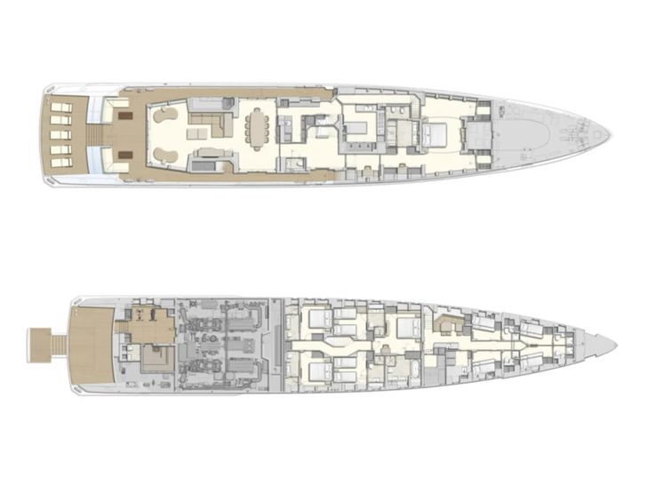 ORION Heesen 50m Aluminium FDHF - interior layout ORION Heesen 50m Aluminium FDHF - interior layout