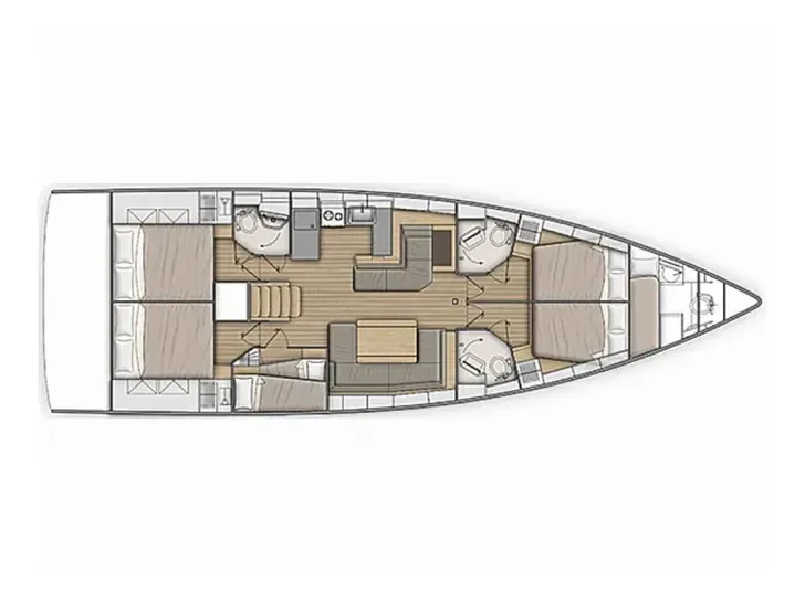 ORION Oceanis 51.1 - layout ORION Oceanis 51.1 - layout