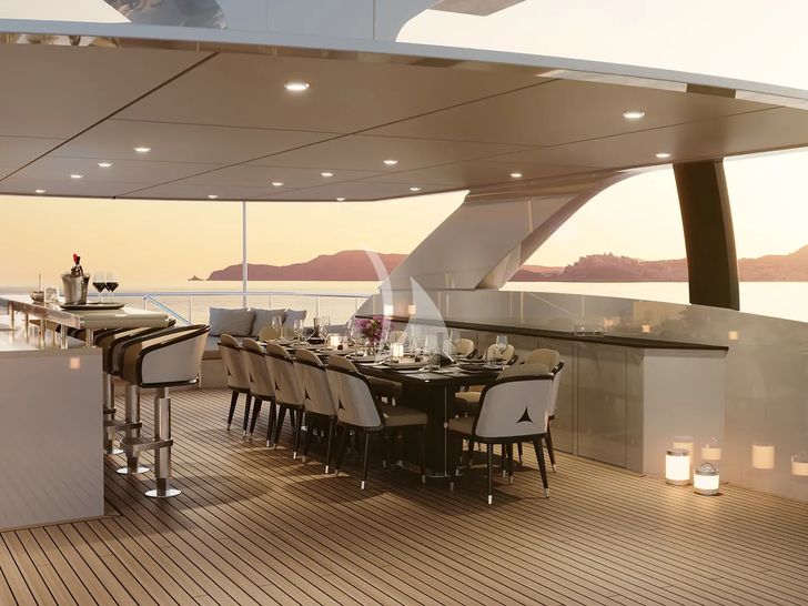 ORION Heesen 50m Aluminium FDHF - sun deck ORION Heesen 50m Aluminium FDHF - sun deck
