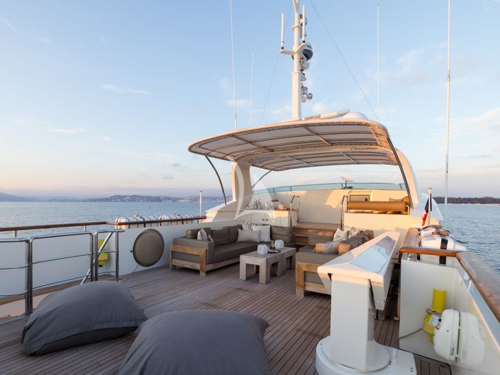 ORIZZONTE Vahali 30m - flybridge forward ORIZZONTE Vahali 30m - flybridge forward