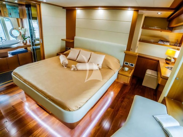 ORLANDO L Ferretti 780 - master cabin wide shot ORLANDO L Ferretti 780 - master cabin wide shot
