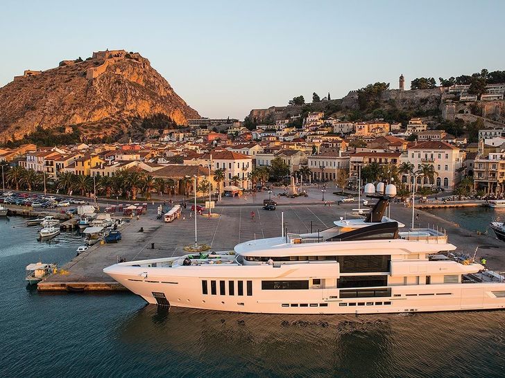 OURANOS Admiral 50m - docked OURANOS Admiral 50m - docked