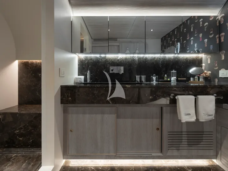 OURWAY Tenix Defence 36m - master cabin bathroom vanity OURWAY Tenix Defence 36m - master cabin bathroom vanity