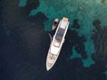 PALOMA Ferretti Custom Line Navetta 42 - aerial shot with the tender PALOMA Ferretti Custom Line Navetta 42 - aerial shot with the tender