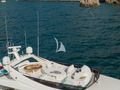 PAMPERO Ferretti 760 - sundeck aerial shot PAMPERO Ferretti 760 - sundeck aerial shot