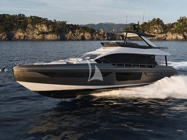 PANGEA Azimut 68 Fly - cruising side profile PANGEA Azimut 68 Fly - cruising side profile