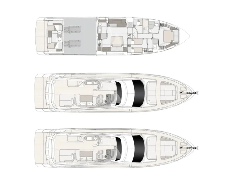 PANGEA Azimut 68 Fly - layout PANGEA Azimut 68 Fly - layout