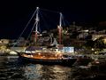 PAREA Custom Motor Sailer 28m - anchored at night PAREA Custom Motor Sailer 28m - anchored at night