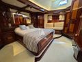 PAREA Custom Motor Sailer 28m - master cabin wide shot PAREA Custom Motor Sailer 28m - master cabin wide shot