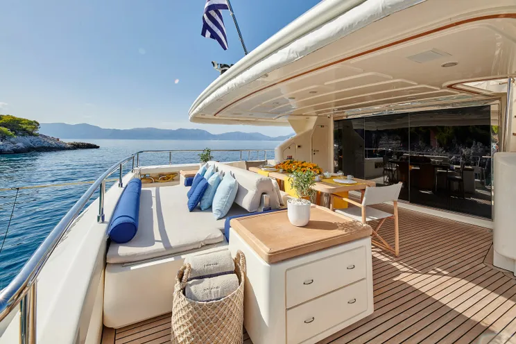 Charter Yacht PAREAKKI - Ferretti Custom Line 97 - 5 Cabins - Athens - Mykonos - Paros - Cyclades - Greece