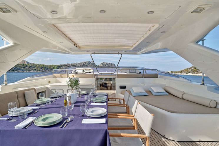 Charter Yacht PAREAKKI - Ferretti Custom Line 97 - 5 Cabins - Athens - Mykonos - Paros - Cyclades - Greece