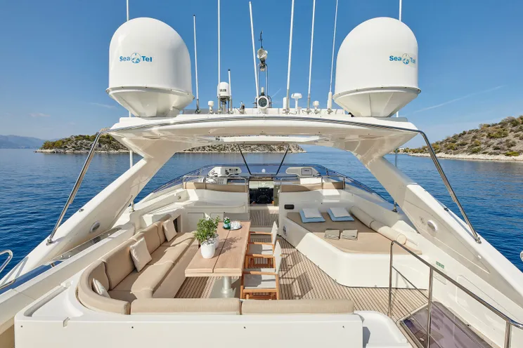 Charter Yacht PAREAKKI - Ferretti Custom Line 97 - 5 Cabins - Athens - Mykonos - Paros - Cyclades - Greece