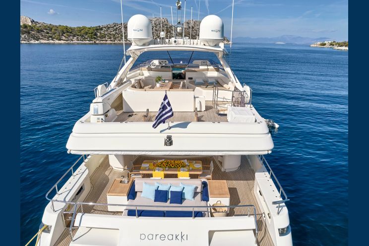 Charter Yacht PAREAKKI - Ferretti Custom Line 97 - 5 Cabins - Athens - Mykonos - Paros - Cyclades - Greece