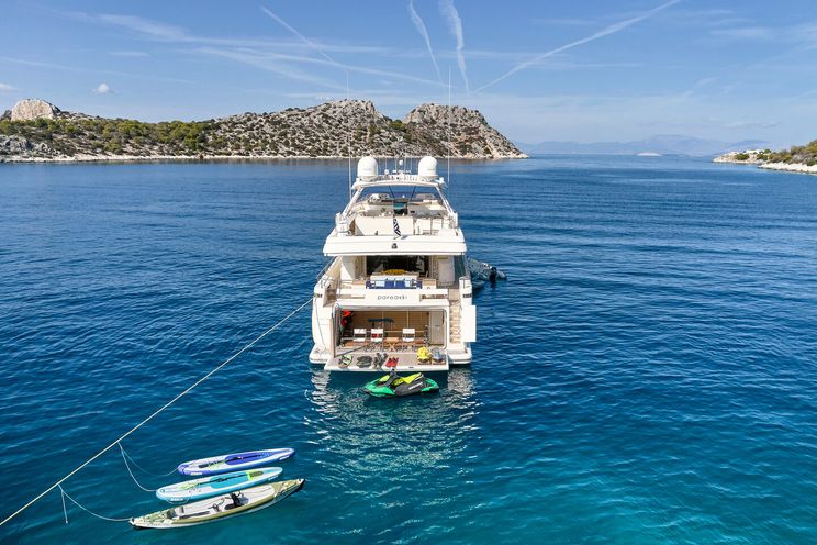 Charter Yacht PAREAKKI - Ferretti Custom Line 97 - 5 Cabins - Athens - Mykonos - Paros - Cyclades - Greece